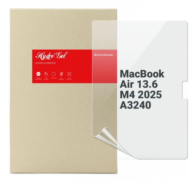 Плівка захисна Armorstandart MacBook Air 13.6 M4 2025 A3240 (ARM84840)