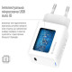 Зарядное устройство ColorWay GaN Mini 45W PD Port PPS USB-C white (CW-CHS057PD-WT)