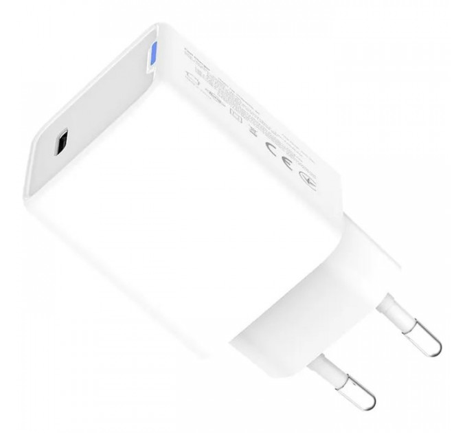 Зарядное устройство ColorWay GaN Mini 45W PD Port PPS USB-C white (CW-CHS057PD-WT)