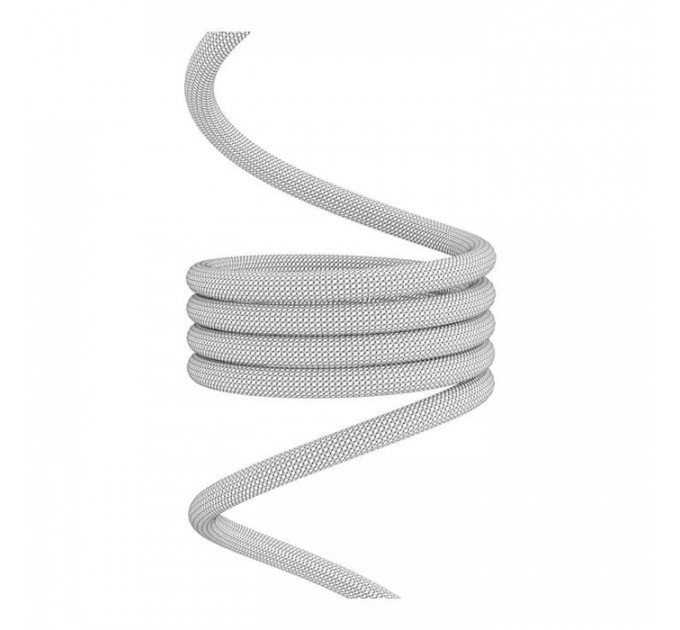 Дата кабель USB-C to USB-C 1.0m 60W Magnet Braided White Canyon (CND-CCMG60AB15W)