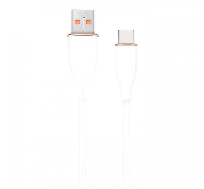 Дата кабель USB 2.0 AM to USB-C 1.5m 2.1A Cablexpert (CC-USB2S-AMCM-1.5M-W)