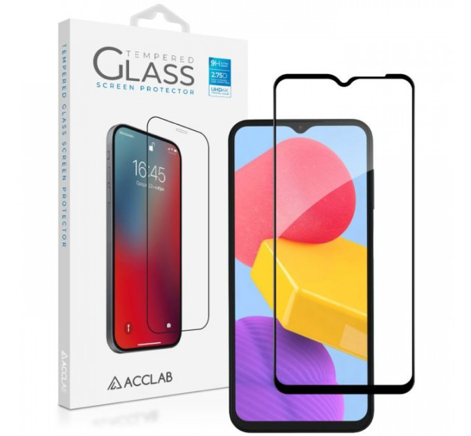 Скло захисне ACCLAB Full Glue Samsung M13 Black (1283126544927)