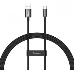 Дата кабель USB 2.0 AM to USB-C 1.0m Superior Fast Charging 60W black Baseus (CAYS000901)