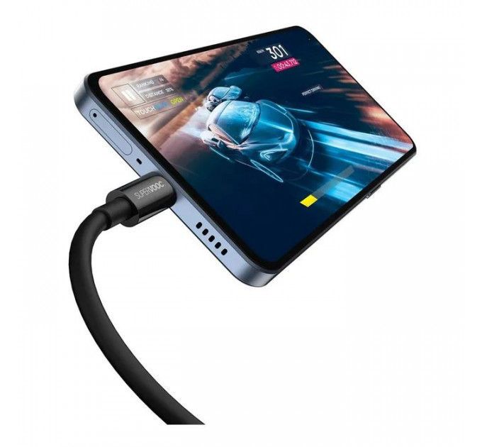Дата кабель USB 2.0 AM to USB-C 1.0m Superior Fast Charging 60W black Baseus (CAYS000901)