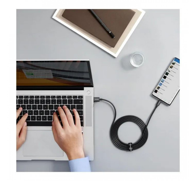 Дата кабель USB 2.0 AM to USB-C 1.0m Superior Fast Charging 60W black Baseus (CAYS000901)