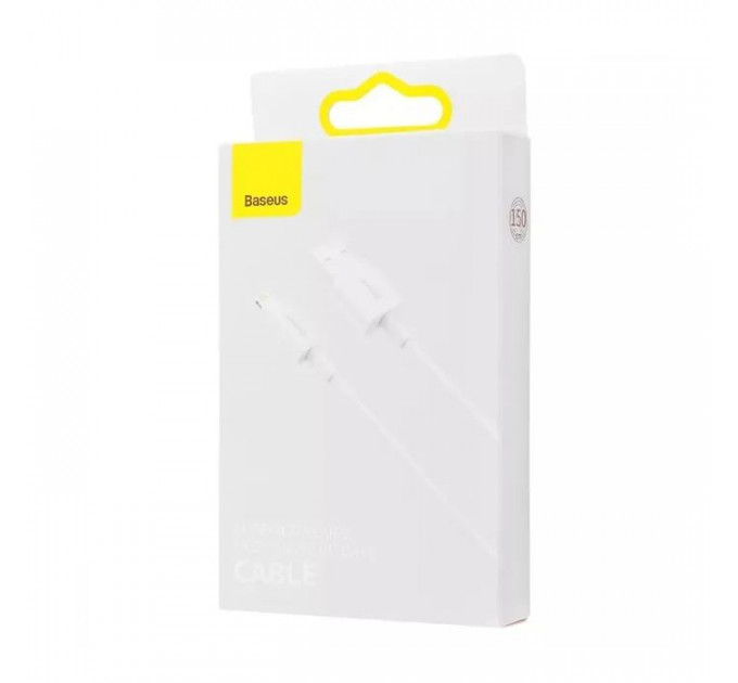 Дата кабель USB 2.0 AM to Lightning 2.0m Superior Fast Charging 2.4A white Baseus (CALYS-C02)