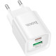 Зарядний пристрій HOCO C147A Charm 1xUSB-C PD20W + 1xUSB QC3.0 White (6942007630276)
