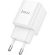 Зарядний пристрій HOCO C147A Charm 1xUSB-C PD20W + 1xUSB QC3.0 White (6942007630276)