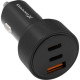 Зарядний пристрій Grand-X CH-39B 50W 1xUSB + 2xUSB-C PD + QC3.0 AFC FCP SCP VOOC Black (CH-39B)