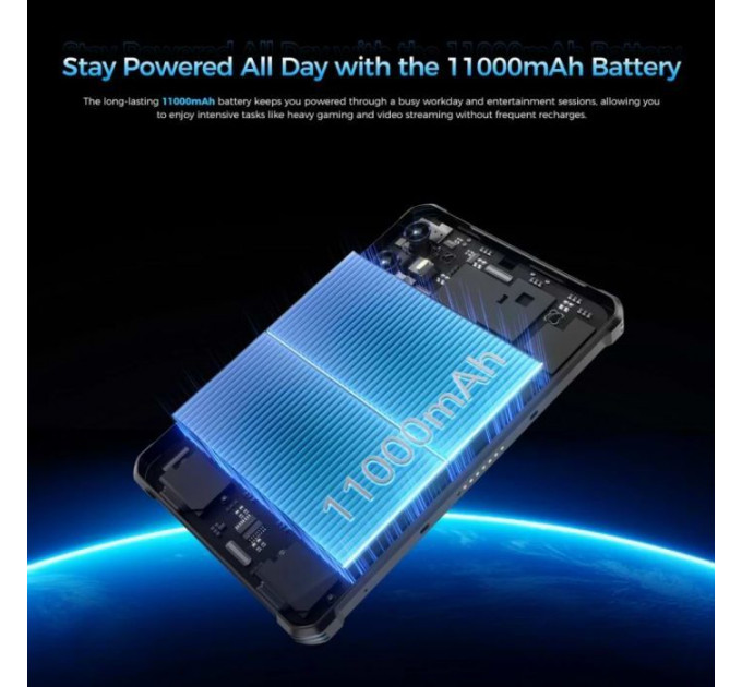 Планшет OUKITEL RT3 plus 8" 4\/128GB NFC LTE Black (6941749808516)