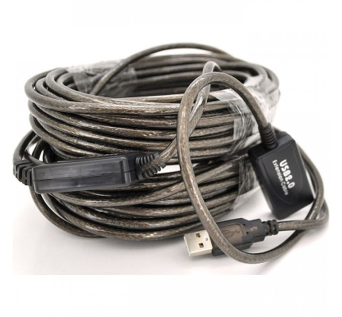 Дата кабель USB 2.0 AM\/AF 20.0m active transparent Voltronic (YT-AECWC AM\/AF-20.0m) Дата кабель USB 2.0 AM\/AF 20.0m active transparent Voltronic (YT-AECWC AM\/AF-20.0m)