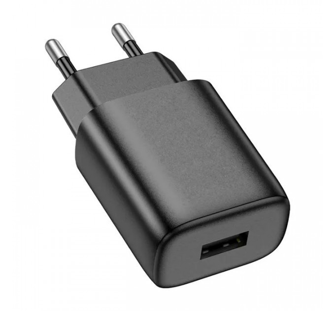 Зарядний пристрій HOCO C134A USB 2.4A black (6942007621298)