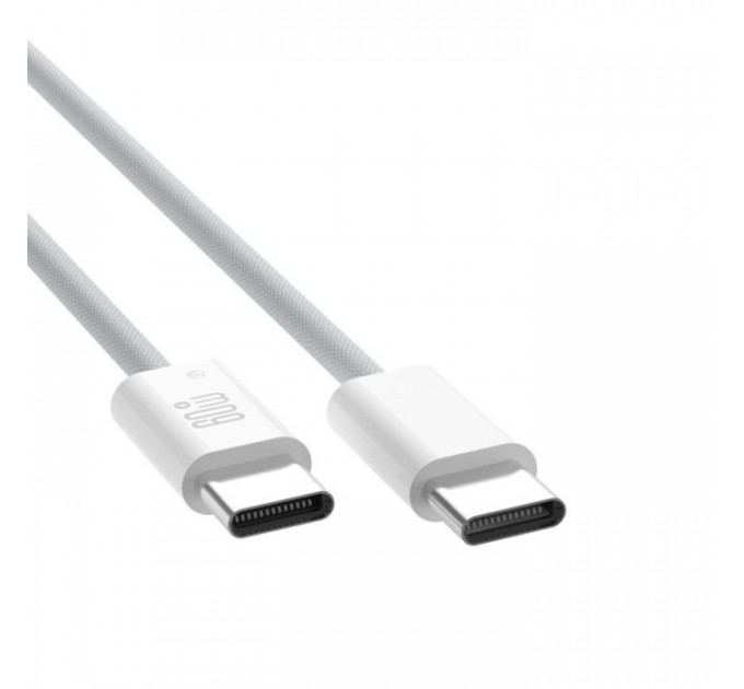 Дата кабель USB-C to USB-C 1.0m 60W white XO (CB-Q73CC)