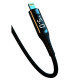 Дата кабеля USB 2.0 AM to Lightning 1.0m 2.4A LED black XO (NB162-L-1-BK)