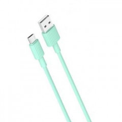 Дата кабель USB 2.0 AM to Micro 5P 1.0m 2.4A green XO (NB156-M-GR)