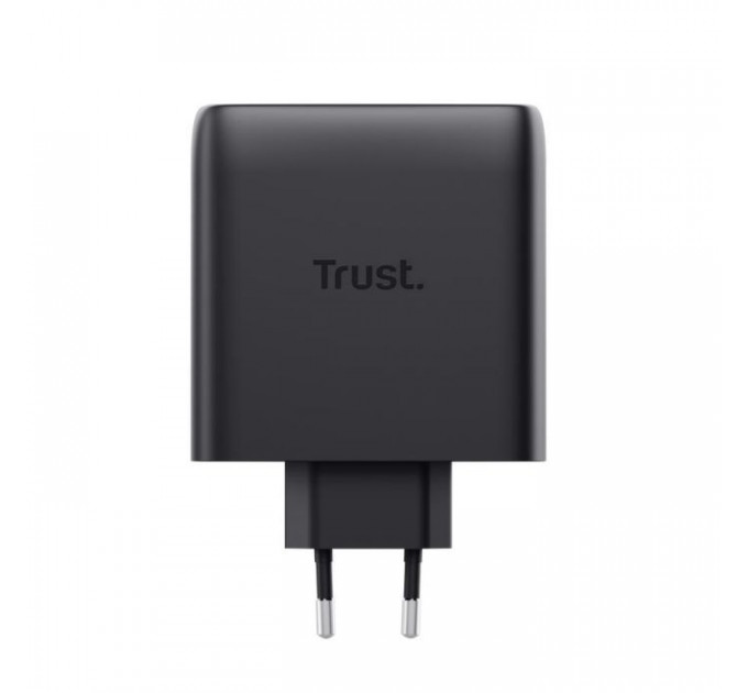 Зарядний пристрій Trust 2xUSB-C 100W GaN PD\/PPS black (25527_TRUST)