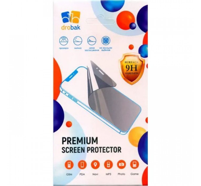 Скло захисне Drobak Apple iPhone 17 Black (333332)