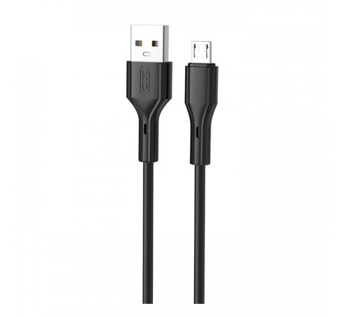 Дата кабель USB 2.0 AM to Micro 5P 1.0m black XO (NB230_M_Black)