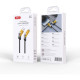 Дата кабеля USB 2.0 AM to USB-C + USB 2.0 AM to Lightning 1.0m 60W black XO (NB283_4-in-1_Black)