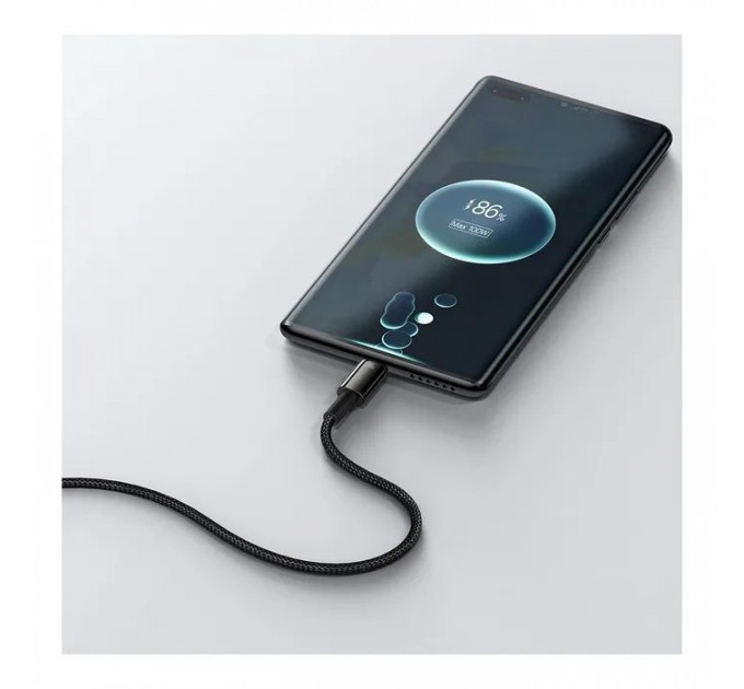 Дата кабеля USB 2.0 AM to USB-C 1.0m 100W black Baseus (CAWJ000001)