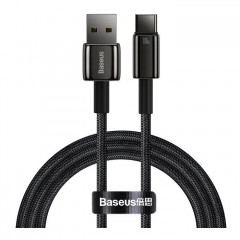 Дата кабель USB 2.0 AM to USB-C 1.0m 100W black Baseus (CAWJ000001)