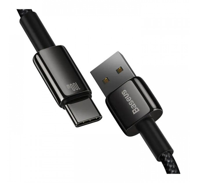 Дата кабеля USB 2.0 AM to USB-C 1.0m 100W black Baseus (CAWJ000001)