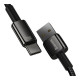 Дата кабеля USB 2.0 AM to USB-C 1.0m 100W black Baseus (CAWJ000001)