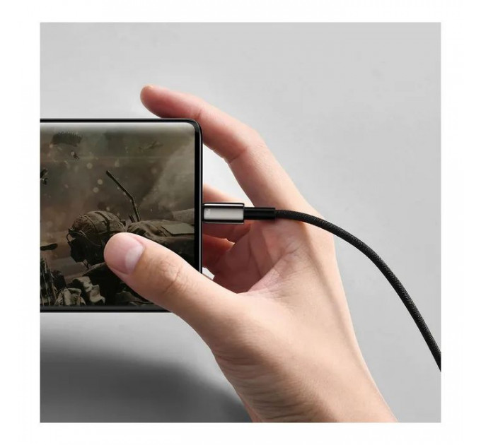 Дата кабеля USB 2.0 AM to USB-C 1.0m 100W black Baseus (CAWJ000001)