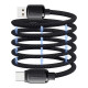 Дата кабель USB 2.0 AM to USB-C 1.0m 7A black Essager (EXCT-TD01-P)