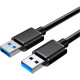 Дата кабель USB 3.0 AM\/AM 2.0m 5Gbps black Essager (EXCAA-YTD01)