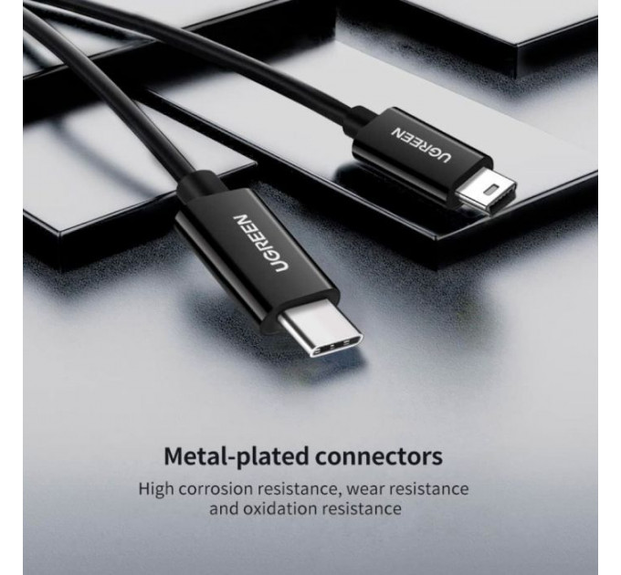 Дата кабеля USB-C 2.0 AM to Mini 5P 1.0m US242 black Ugreen (50445)