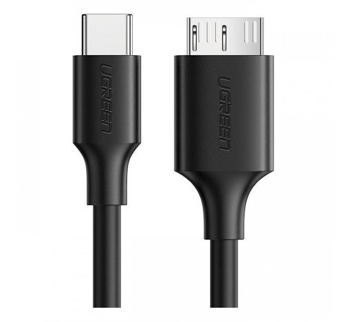 Дата кабель USB-C 3.1 to Micro USB 3.0 1.0m 3A US312 black Ugreen (20103)
