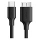 Дата кабель USB-C 3.1 to Micro USB 3.0 1.0m 3A US312 black Ugreen (20103)