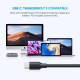 Дата кабель USB-C 3.1 to Micro USB 3.0 1.0m 3A US312 black Ugreen (20103)