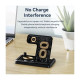 Зарядний пристрій Essager 4-in-1 wireless charger 15W foldable desktop black (EWXZM-JC01-Z)