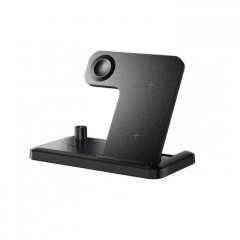 Зарядний пристрій Essager 4-in-1 wireless charger 15W foldable desktop black (EWXZM-JC01-Z)