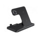 Зарядний пристрій Essager 4-in-1 wireless charger 15W foldable desktop black (EWXZM-JC01-Z)