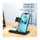 Зарядний пристрій Essager 4-in-1 wireless charger 15W foldable desktop black (EWXZM-JC01-Z)