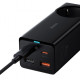 Зарядний пристрій Baseus AC + 2xUSB-C 65W + 2xUSB black (PSZM000901)