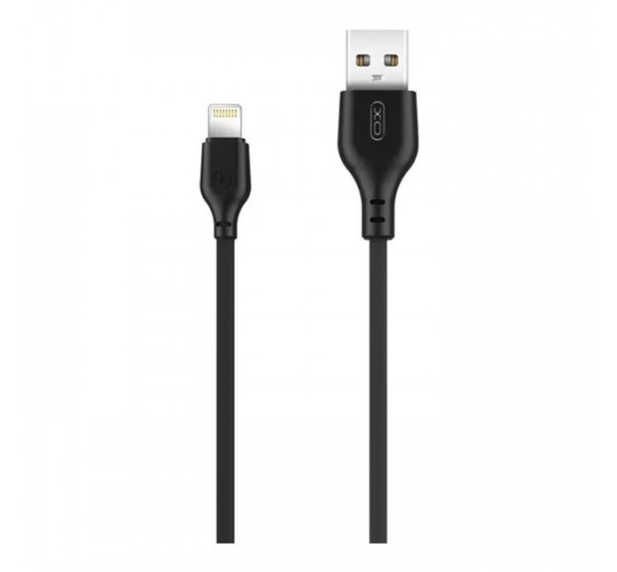 Дата кабель USB 2.0 AM to Lightning 1.0m 2.1A NB103 black XO (6920680862702)