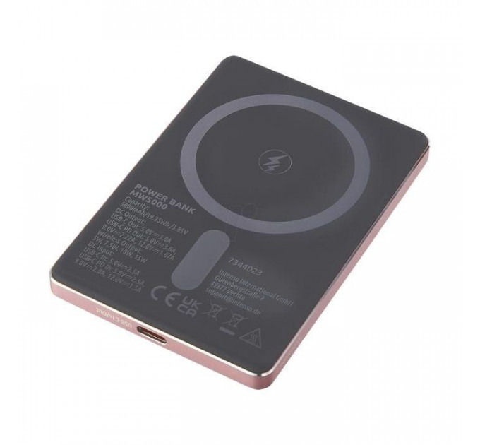 Батарея универсальная Intenso MW5000 5000mAh Magnetic rose (7344023)