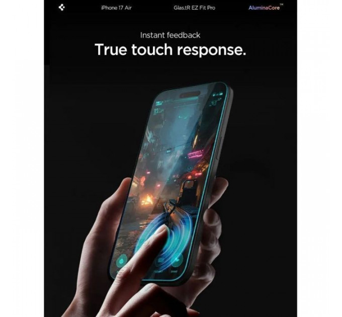 Скло захисне Spigen Glas.tR EZ Fit Pro HD iPhone 17 Air (AGL09870)