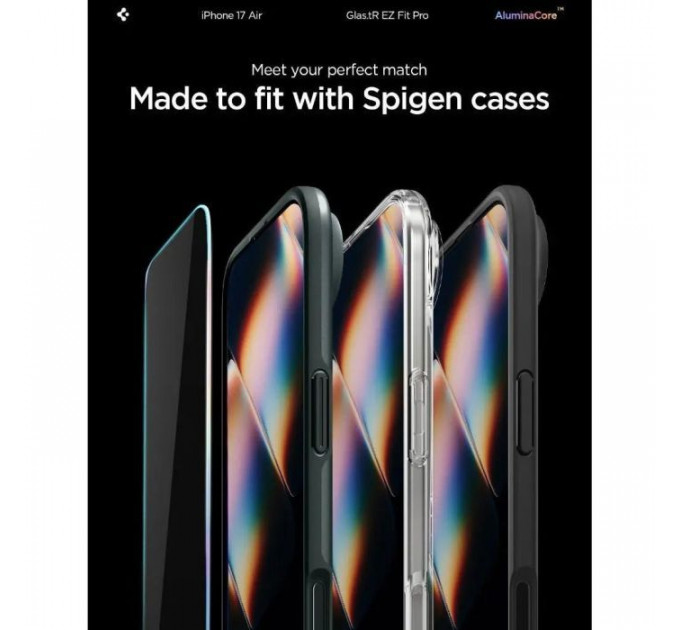 Скло захисне Spigen Glas.tR EZ Fit Pro HD iPhone 17 Air (AGL09870)