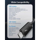 Дата USB-C кабель USB-C 1.0m Thunderbolt 4 100W (20V\/5A) 8K60Hz Cabletime (CA915422)