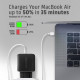 Зарядное устройство для AXAGON 1xUSB QC4.0 + 1xUSB-C PD45W PPS black (ACU-PQ45)