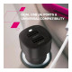 Зарядний пристрій Canyon 2xUSB 24W black (CNE-CCABR2AA)