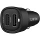 Зарядний пристрій Canyon 2xUSB 24W black (CNE-CCABR2AA)