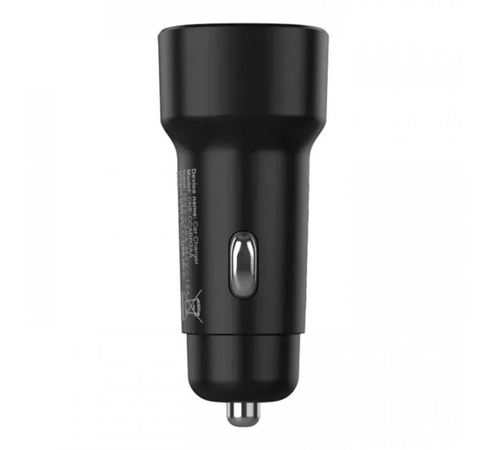 Зарядний пристрій Canyon 2xUSB 24W black (CNE-CCABR2AA)