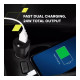 Зарядний пристрій Canyon 2xUSB 24W black (CNE-CCABR2AA)