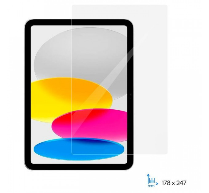 Стекло защитное 2E 2.5D Apple iPad 11" (2025) Transparent (2E-IP-IPD-2025-LT2.5D-CL)